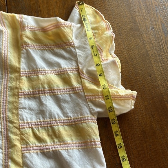 Matilda Jane summer picnic top size XL cotton  flutter sleeves full fit v neck - Picture 11 of 12